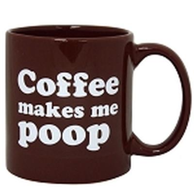 Click to get Giant Coffee Makes Me Poop Mug