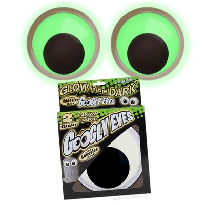 Click to get Giant Glow in the Dark Googly Eyes