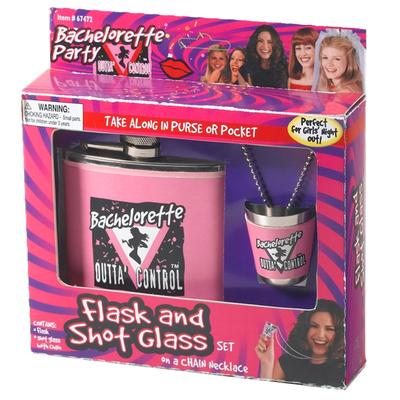 Click to get Bachelorette Flask and Shot Glass Set