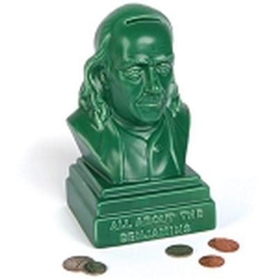 Click to get Benjamin Franklin Bust Bank
