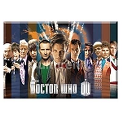 Click to get Doctor Who Magnet Collage of all Doctors Stripes
