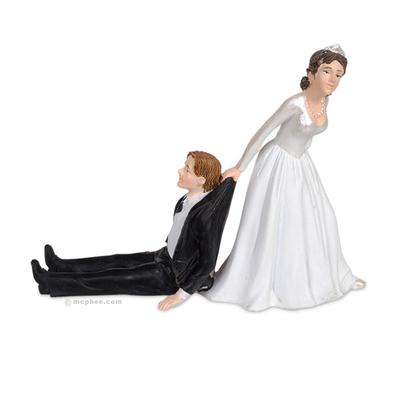 Click to get Reluctant Groom Cake Topper