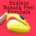 Endless Banana Peel Keychain