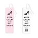Keep Calm and Buy Shoes Bookmark