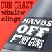 Gun Crazy Window Clings