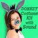 Donkey Costume Set with Sound